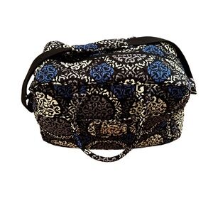 Vera Bradley | Weekender Travel Bag in the Canterberry Cobalt Blue